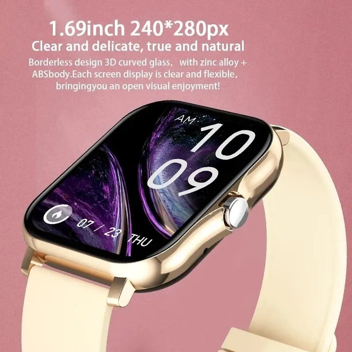 Smartwatch  LIGE 2024 Smart Watch For Men Women Gift Full Touch Screen Sports Fitness Watches Bluetooth Calls Digital Smartwatch Wristwatch